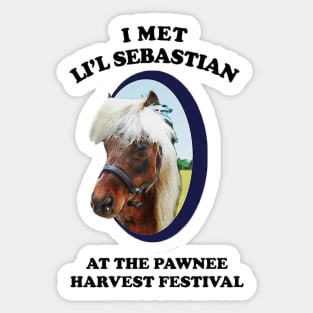 Li'l Sebastian Parks and Rec Sticker